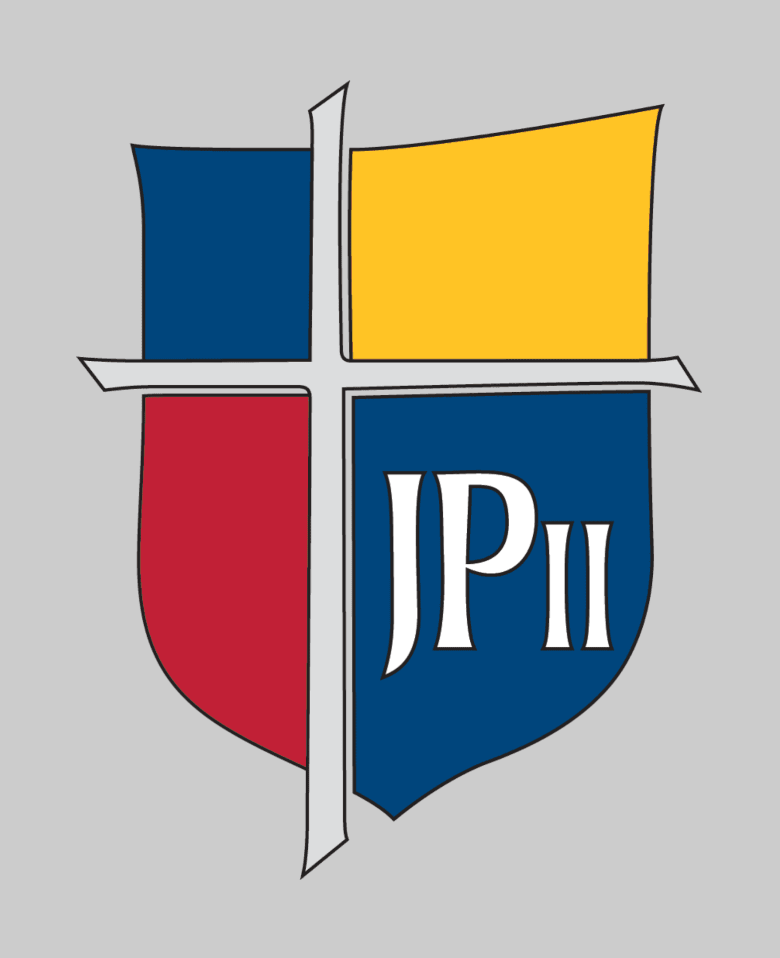 Catholic School John Paul II High School Logo